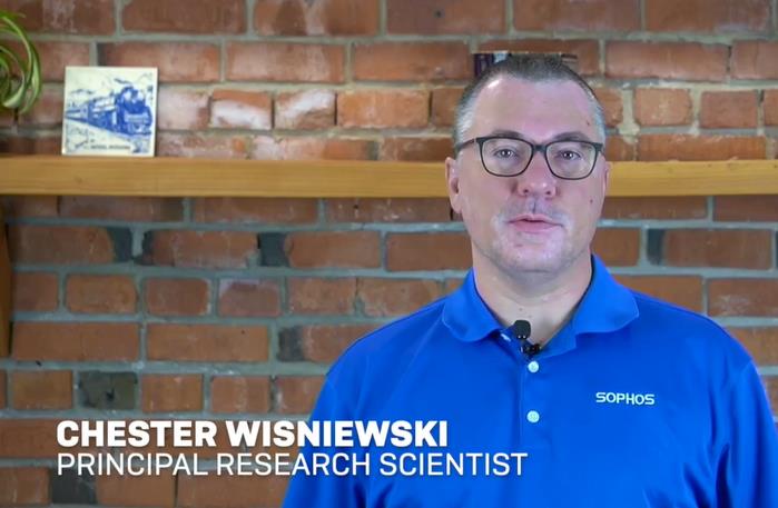 Chester Wisniewski principal research scientist Sophos
