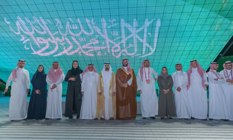 His Royal Highness Mohammed bin Salman Tours Saudi Arabia and UAE Pavilions at Expo Dubai