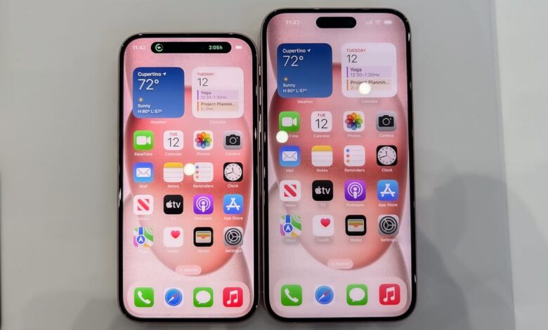 Apple iphone 15 and 15 pro