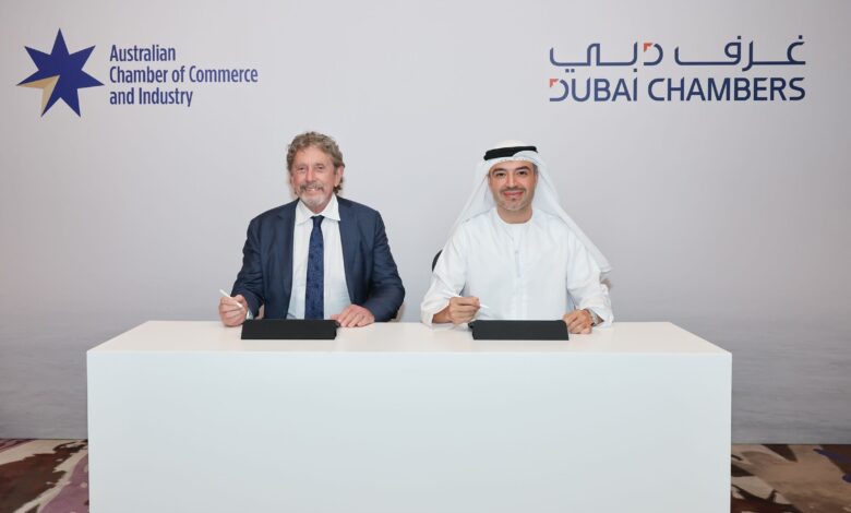 Dubai Chambers, Australian Chamber of Commerce and Industry to boost economic ties