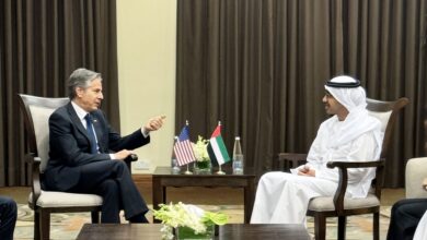 Abdullah bin Zayed meets US Secretary of State on sidelines of 'Call for Action: Urgent Humanitarian Response for Gaza' Conference