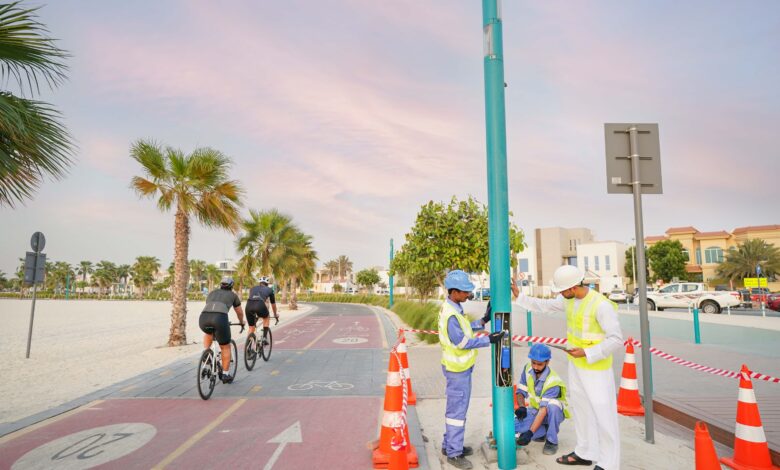 RTA Completes Maintenance of 2,173 Lighting Units on Cycling e-scooter Tracks