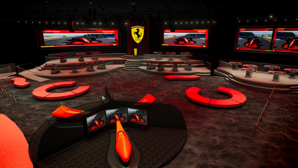 The World’s First Ferrari Esports Arena is set to open at Ferrari World Yas Island Abu Dhabi this August