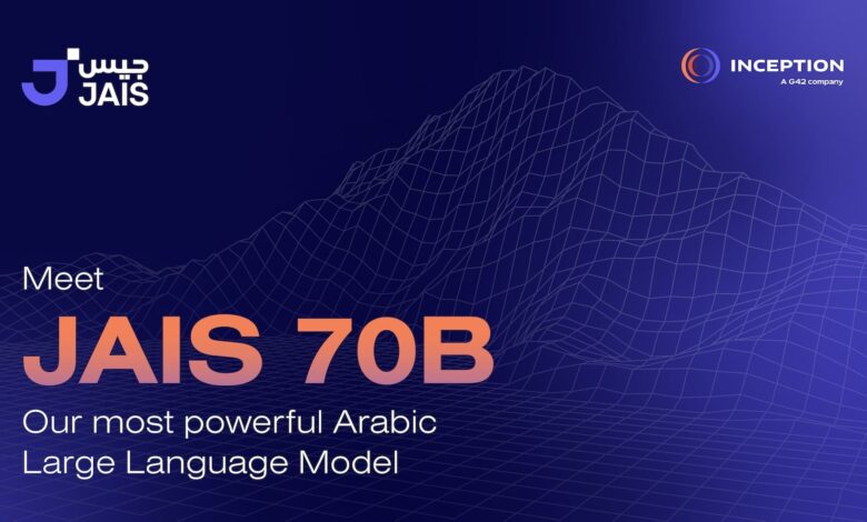 G42 Launches JAIS 70B and 20 other AI Models to Champion Arabic Natural Language Processing