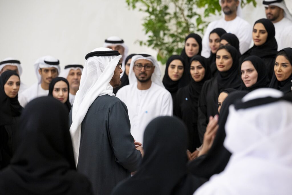 UAE President Meets with Emirati Industrial Professionals and Leaders Reviews 'Industrialists Programme Progress