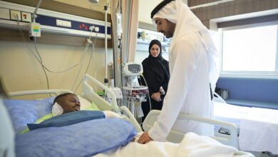 Hamdan bin Mohammed visits injured UAE Armed Forces servicemen at Zayed Military Hospital