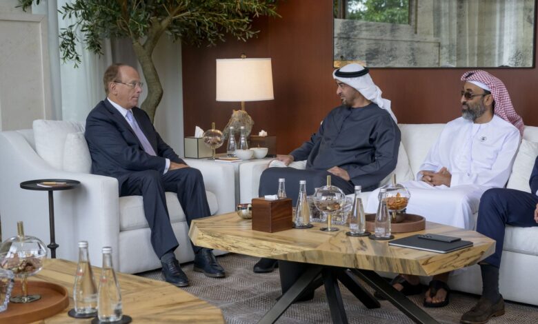 UAE President discusses technology advancements with Microsoft, BlackRock, and Nvidia Executives