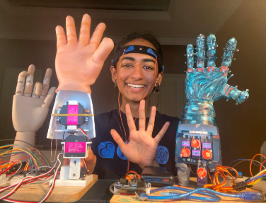 Dubai teen creates Mind-Controlled Prosthetic Hand, now top Finalist for Global Student Prize