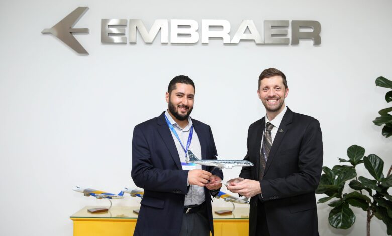 Embraer Welcomes H.R.H Prince Fahad Bin Mansour Bin Nasser Bin Abdulaziz Al-Saud, The Head of the Saudi Startup20 Delegation Powered by NEOM