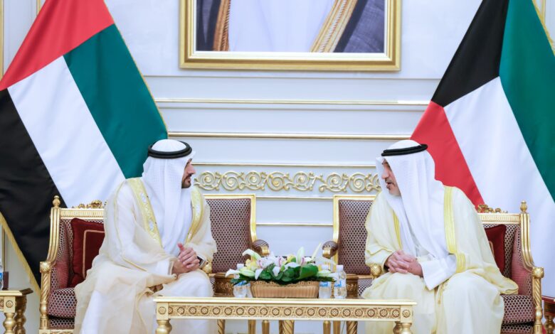 Hamdan bin Mohammed Kuwait’s Deputy Prime Minister Review Bilateral Relations