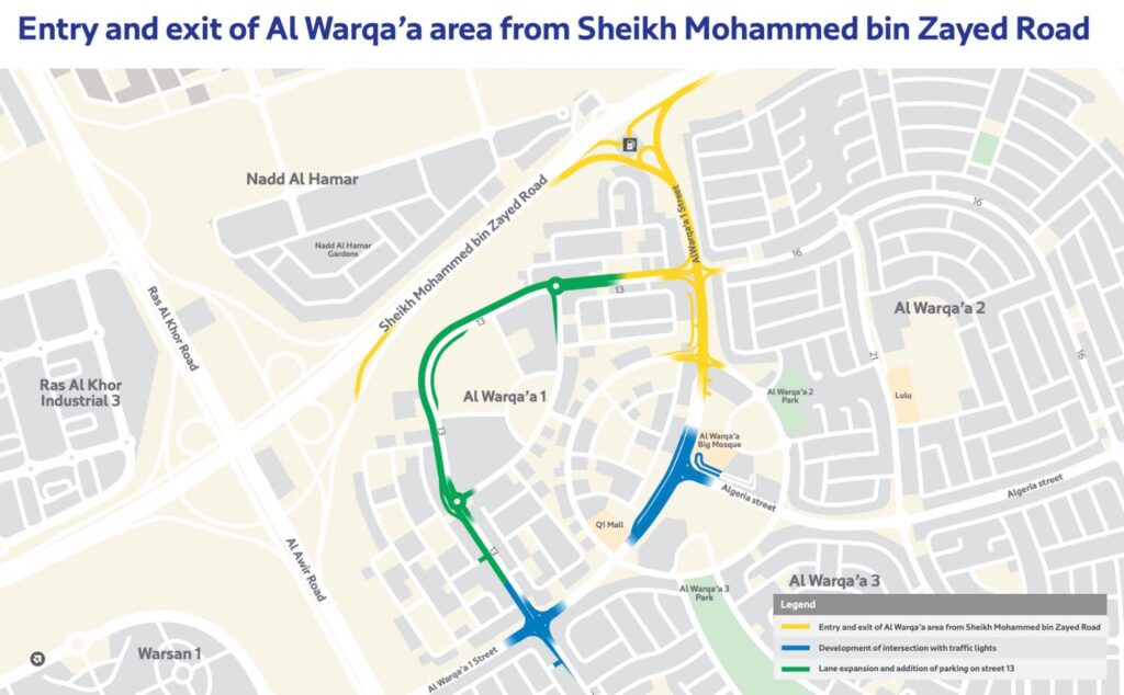 New Access Points from E311 to Al Warqaa to Slash Travel Time by Over 16 Minutes