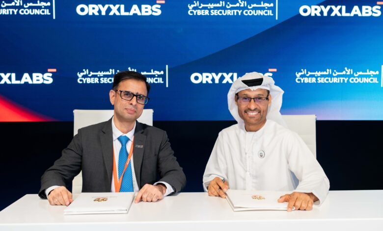 UAE Cybersecurity Council ORYXLABS Sign MoU