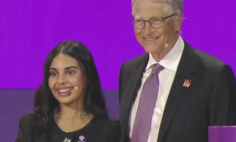 13-year-old Saudi youth icon Rateel Alshihri shares stage with Bill Gates