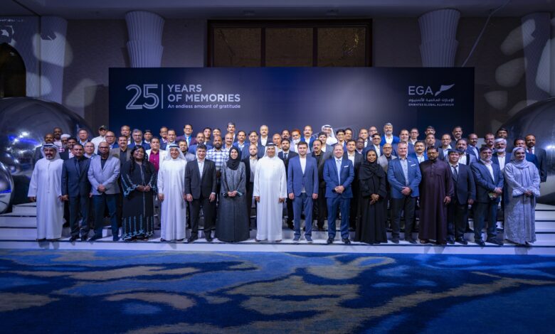 EGA recognises over 380 employees reaching more than 25 years with the UAE Industrial Giant since 2020