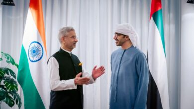 Abdullah bin Zayed receives Minister of External Affairs of India