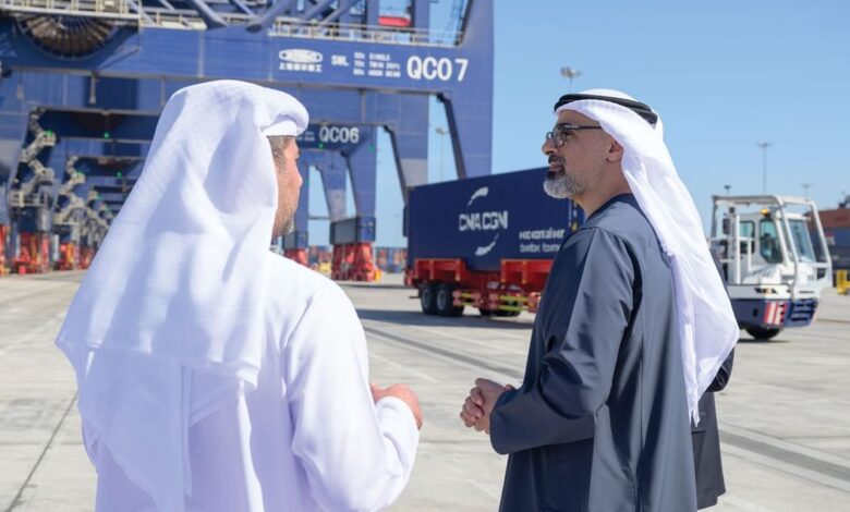 Khaled bin Mohamed bin Zayed inaugurates CMA Terminals Khalifa Port