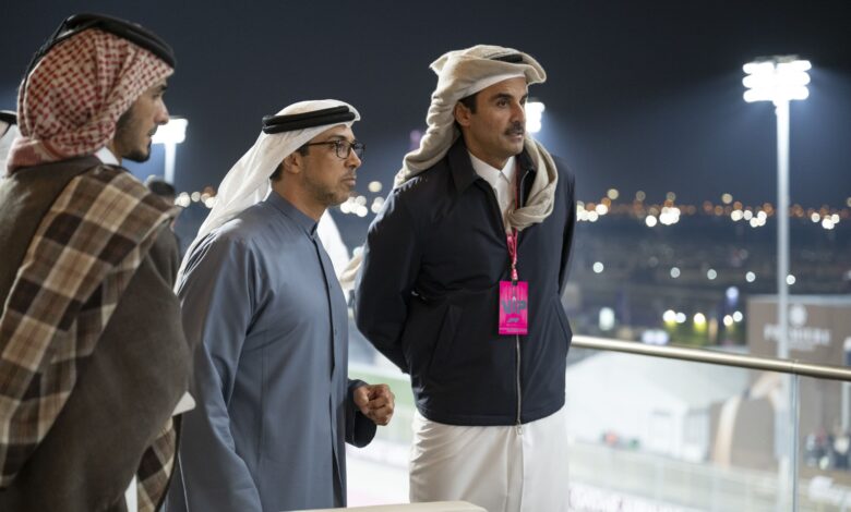 Mansour bin Zayed attends Qatar Grand Prix 2024 - F1 in presence of Emir of Qatar