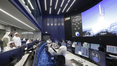 Mohammed bin Rashid bin Mohammed bin Rashid witnesses successful launch of MBZ-SAT