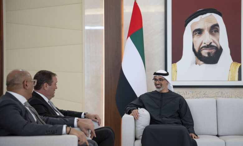 Khaled bin Mohamed bin Zayed meets Chair and CEO of Cisco