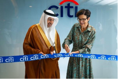 His Excellency Eng. Khalid A. Al-Falih, Minister of Investment, Jane Fraser, Chair of the Board and Chief Executive Officer, Citi 
