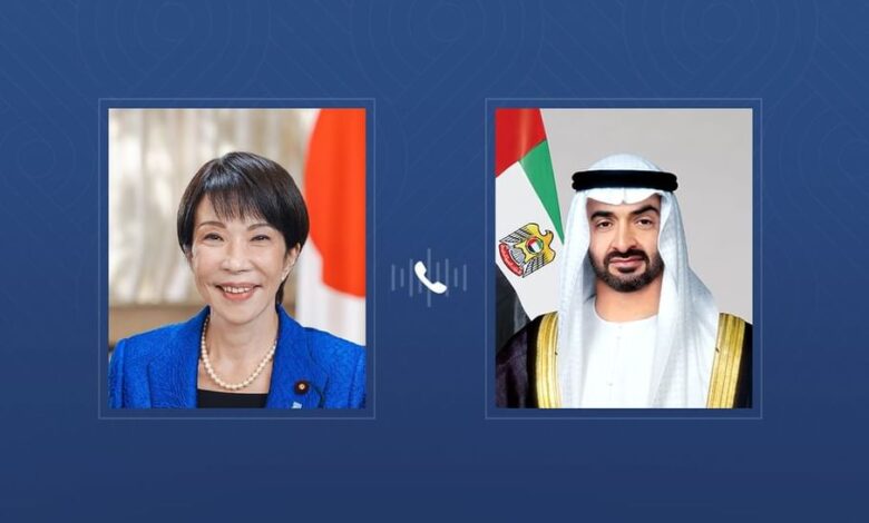UAE President and Japanese Prime Minister discuss Comprehensive Strategic Partnership and regional developments