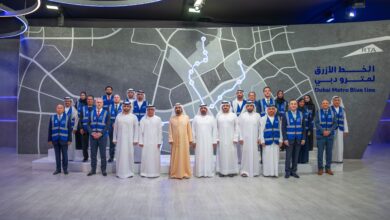 Mohammed bin Rashid Launches Tunnelling Works for Dubai Metro Blue Line