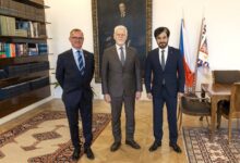 FIA President H.E. Mohammed Ben Sulayem meets with President of the Czech Republic, Prime Minister, and government leaders in Prague 