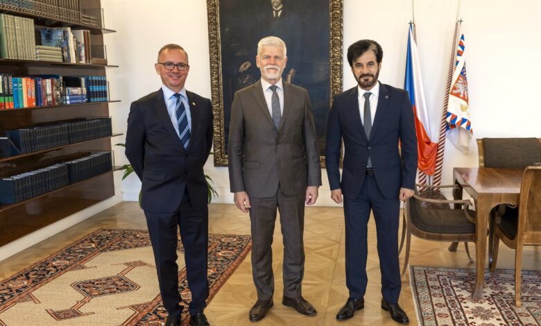 FIA President H.E. Mohammed Ben Sulayem meets with President of the Czech Republic, Prime Minister, and government leaders in Prague 
