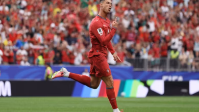 Ronaldo the first man to score in six World Cups