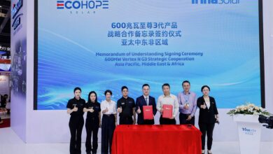 Trinasolar and Ecohope Solar Sign 600MW MoU to Distribute Latest Vertex G3 Modules Across Southeast Asia, the Middle East and Africa