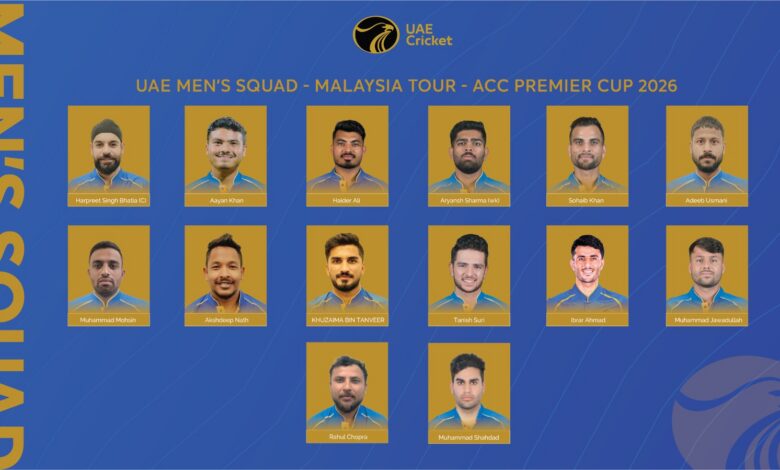 Harpreet Singh Bhatia to lead UAE in ACC Men’s Premier Cup 2026