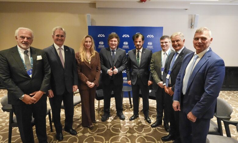 Argentinian President Javier Milei and FIA President Mohammed Ben Sulayem open FIA American Congress in Buenos Aires 